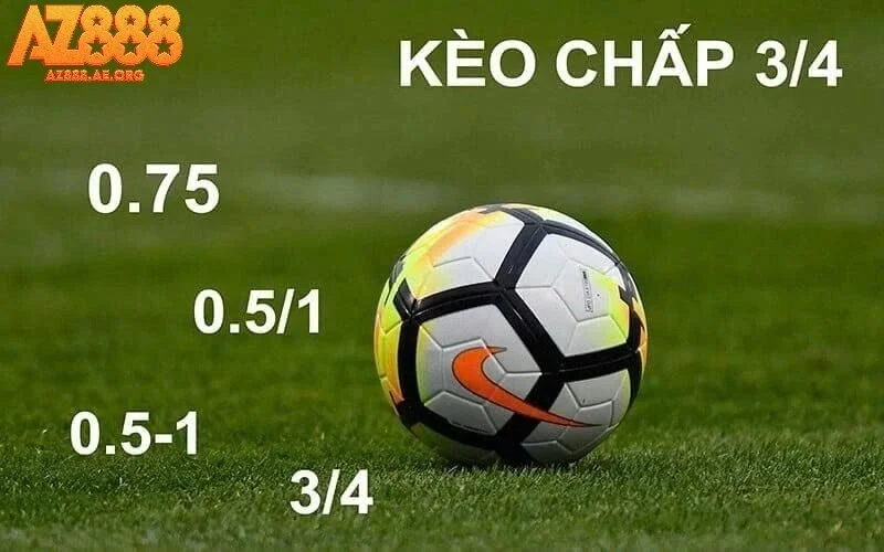 Tìm hiểu về kèo chấp ¾ trong cá độ
